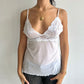 polka dot + lace cami top ⋆ size m/l