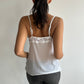 polka dot + lace cami top ⋆ size m/l