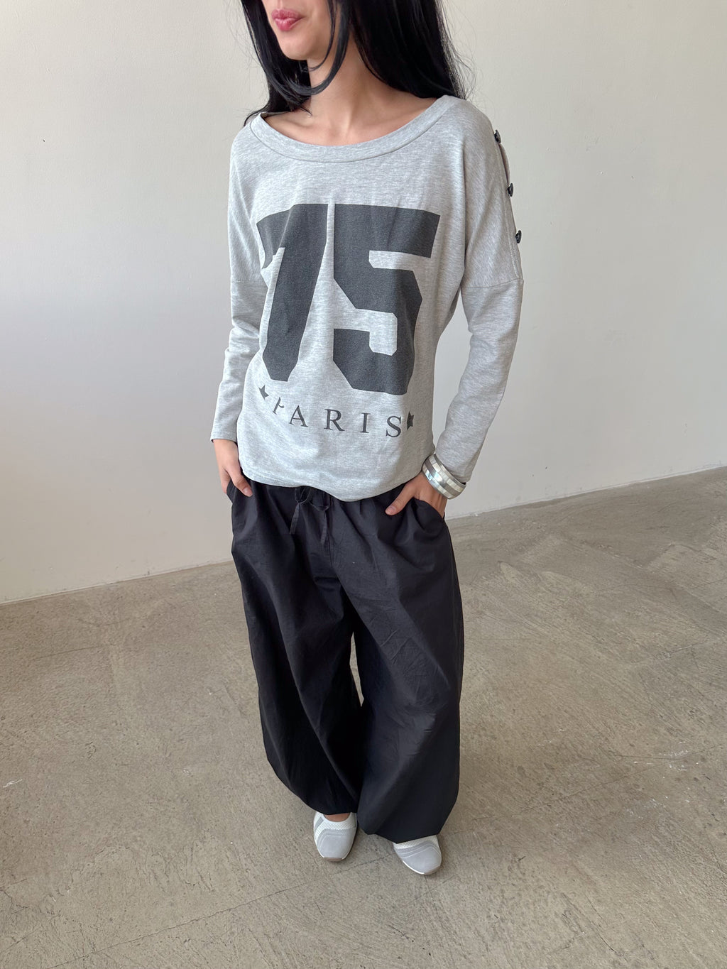 75 slouch top / size s