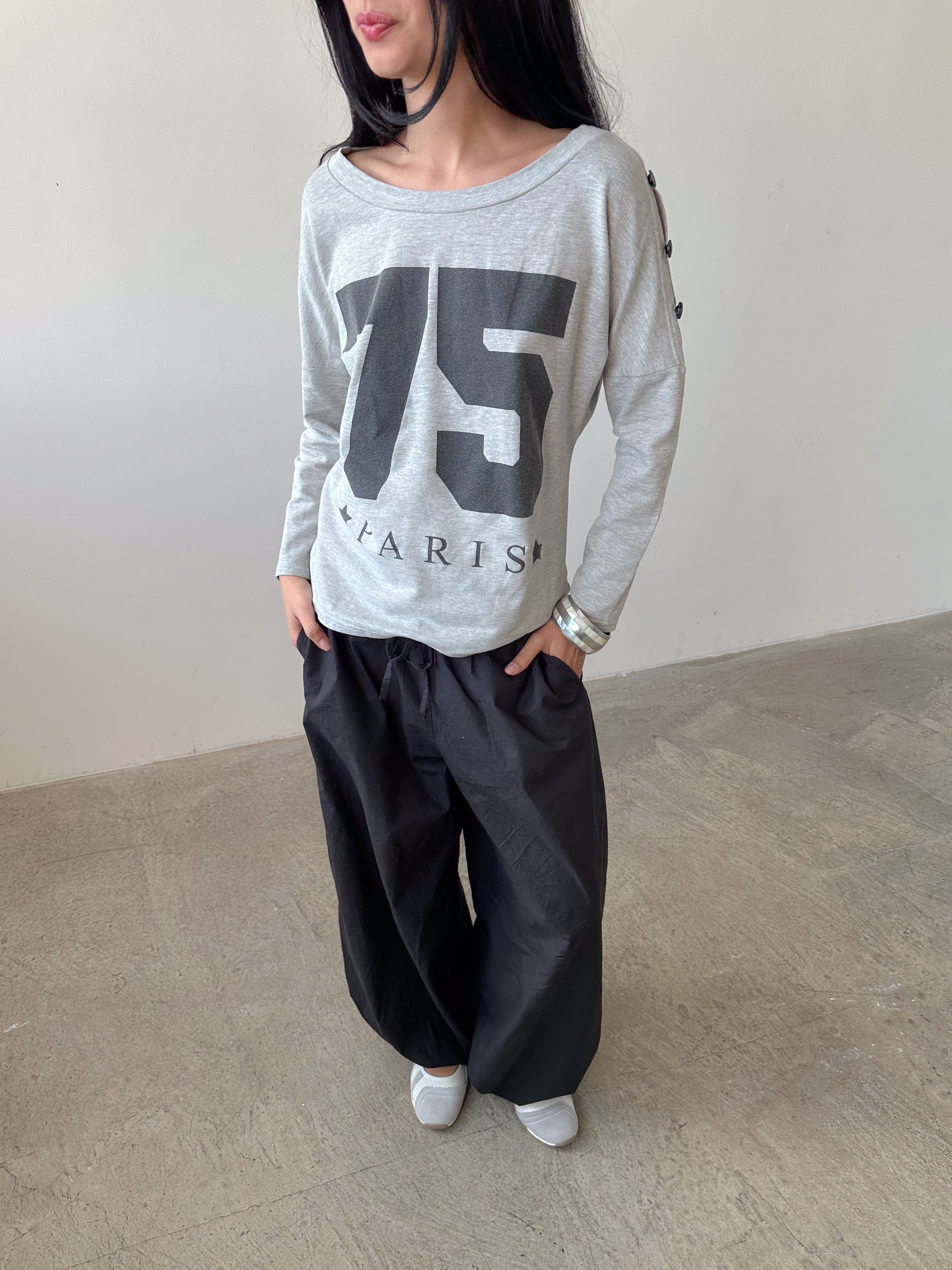 75 slouch top / size s