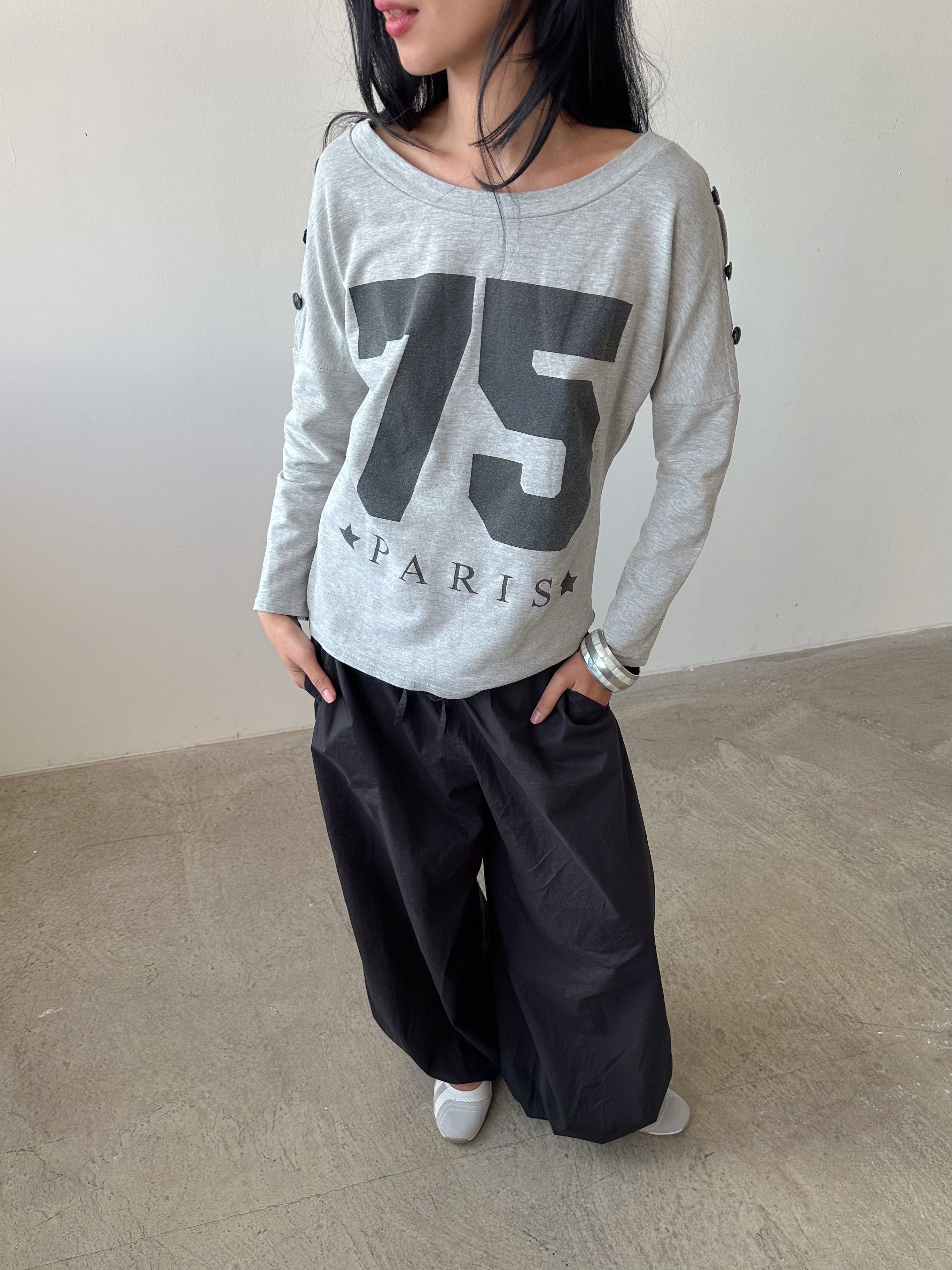 75 slouch top / size s