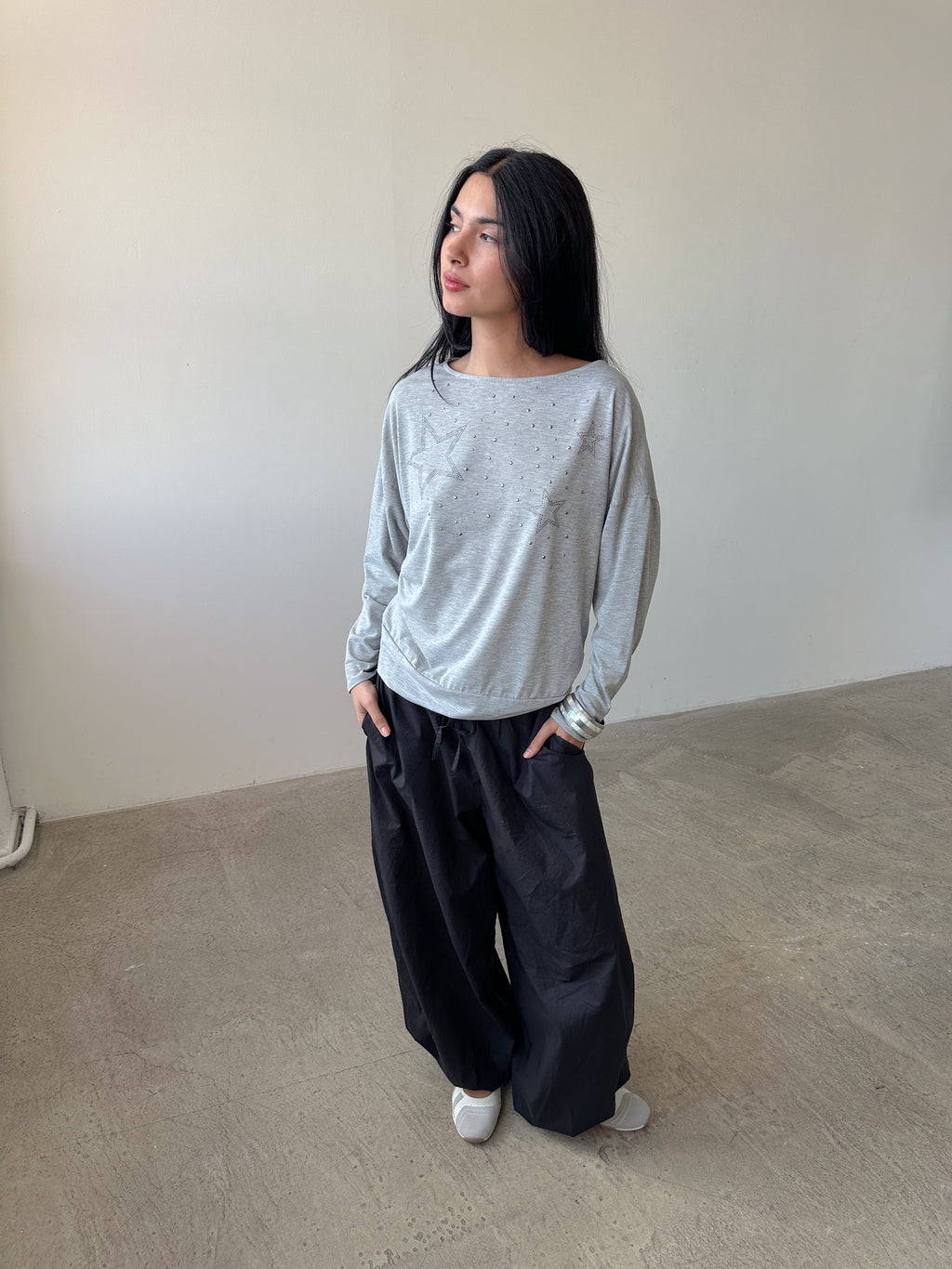 star slouch top / size m