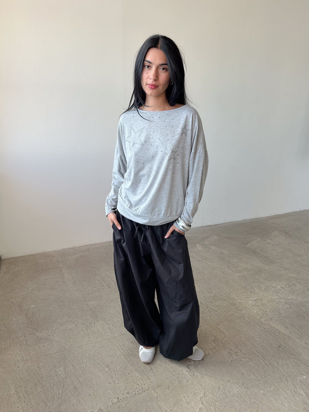 star slouch top / size m