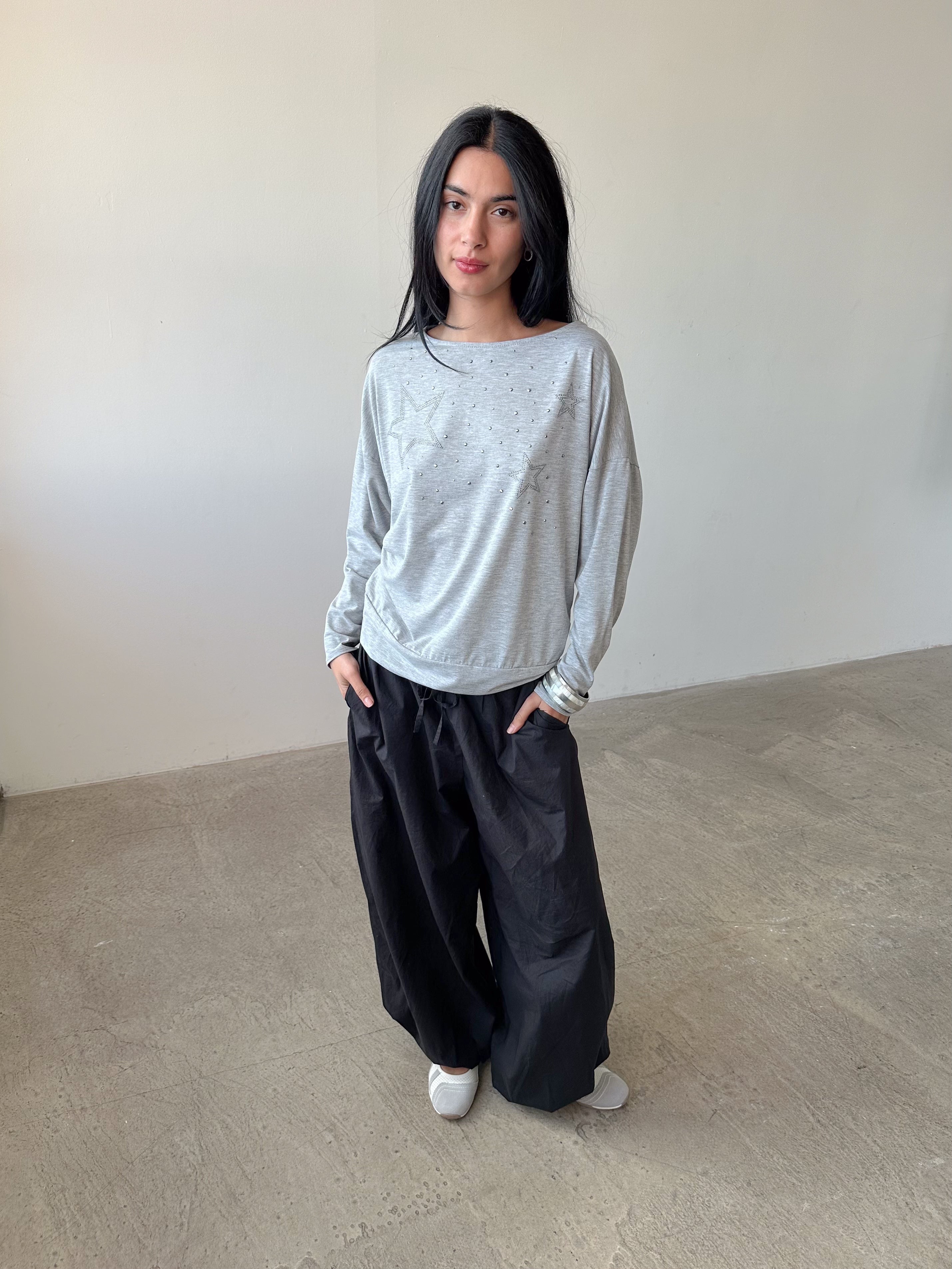 star slouch top / size m