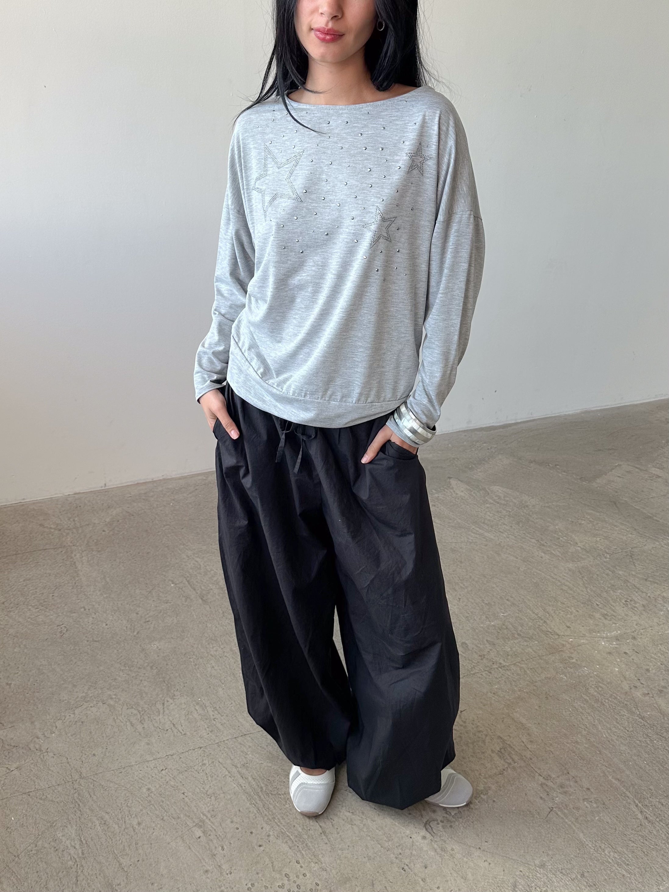 star slouch top / size m