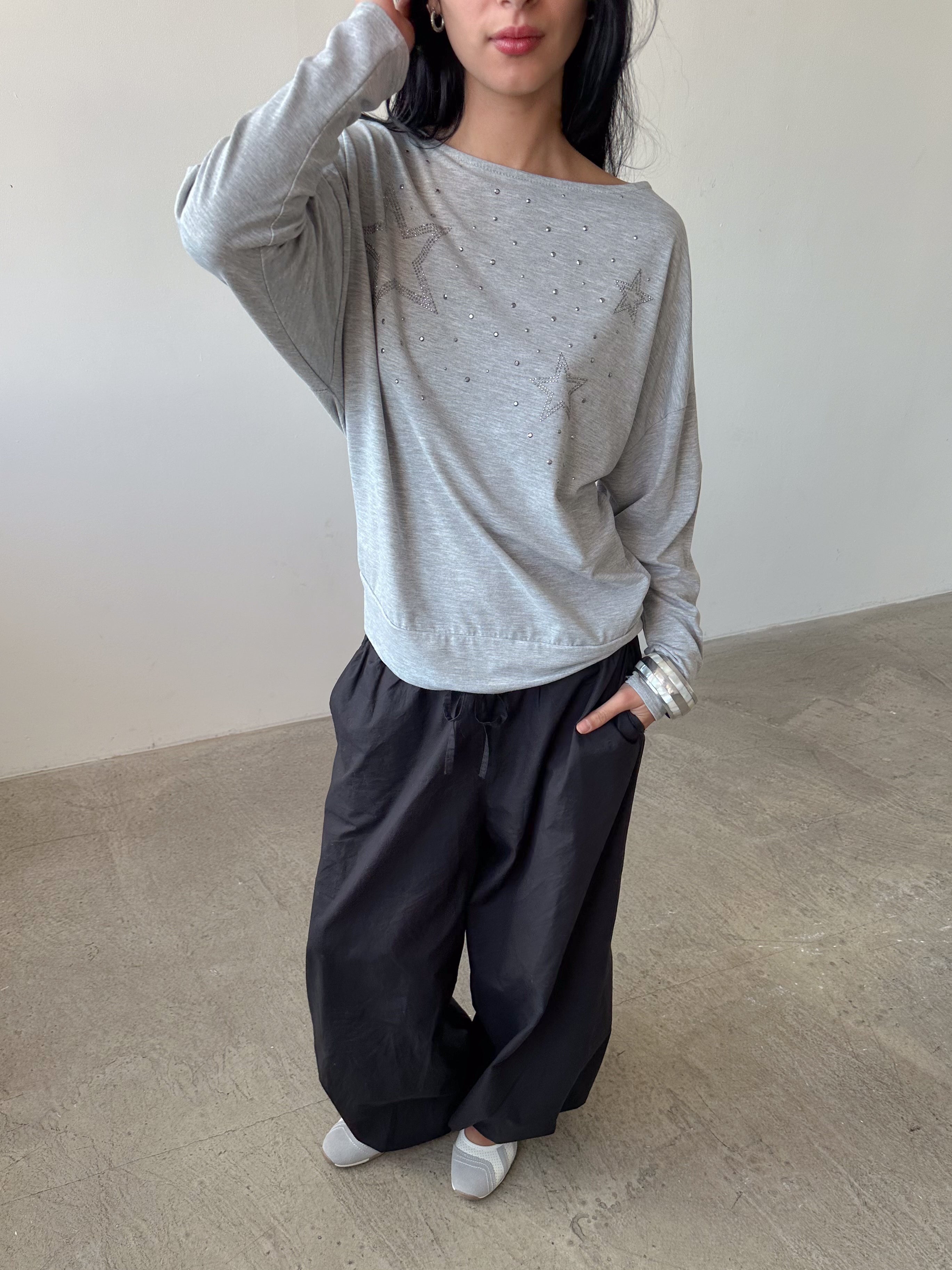 star slouch top / size m