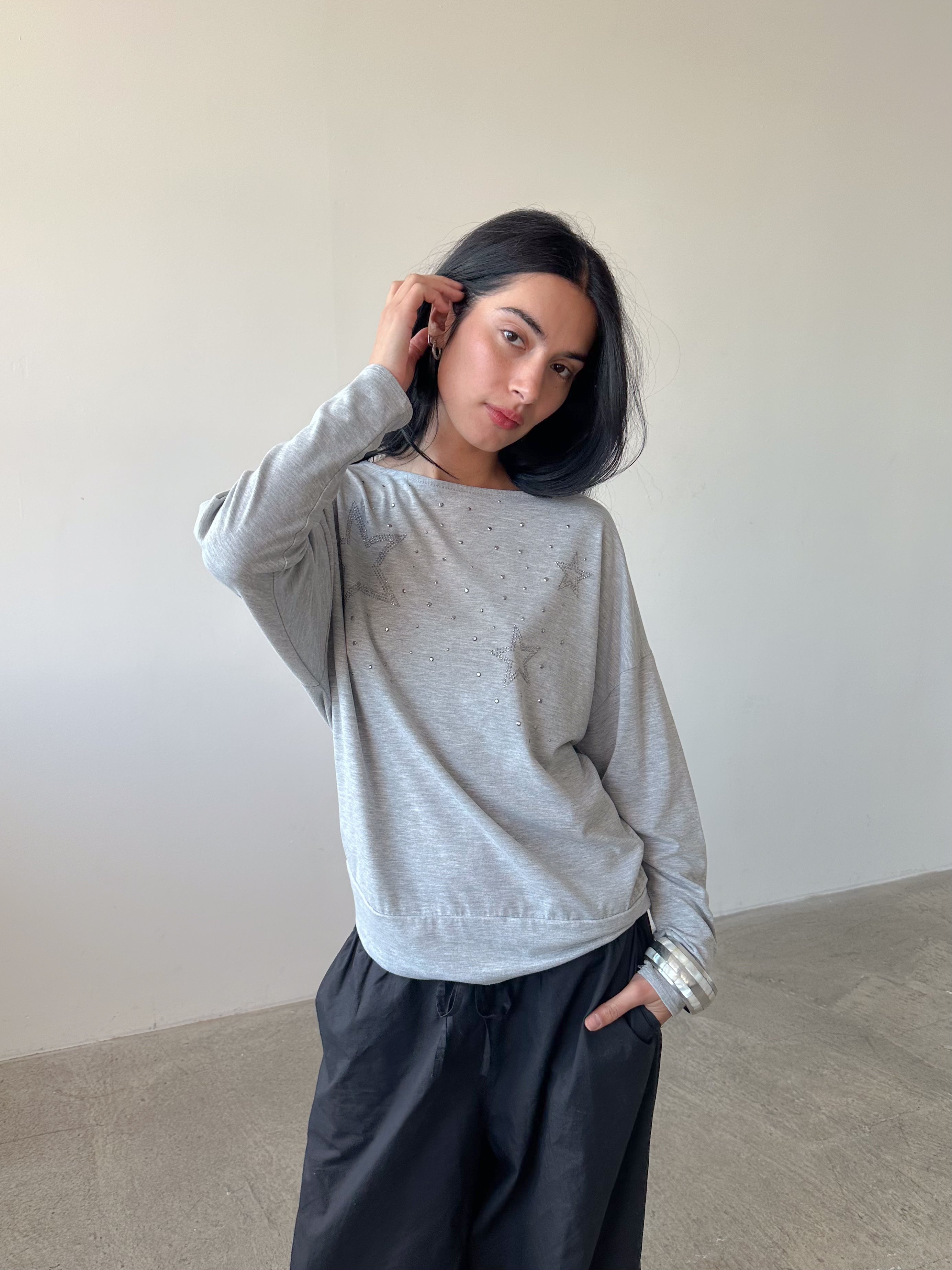star slouch top / size m