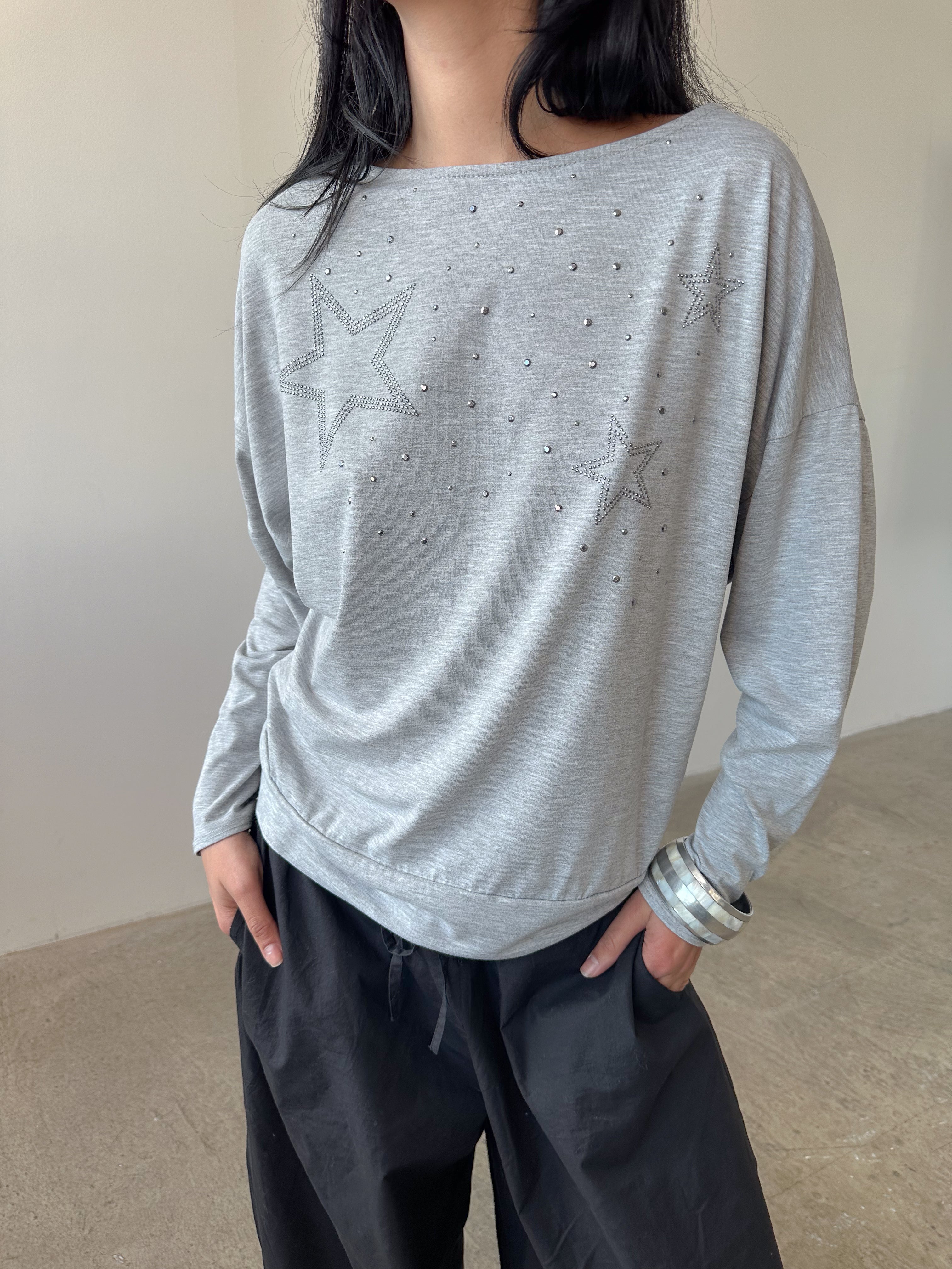 star slouch top / size m