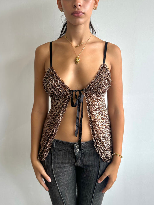 open front cami top ⋆ size s