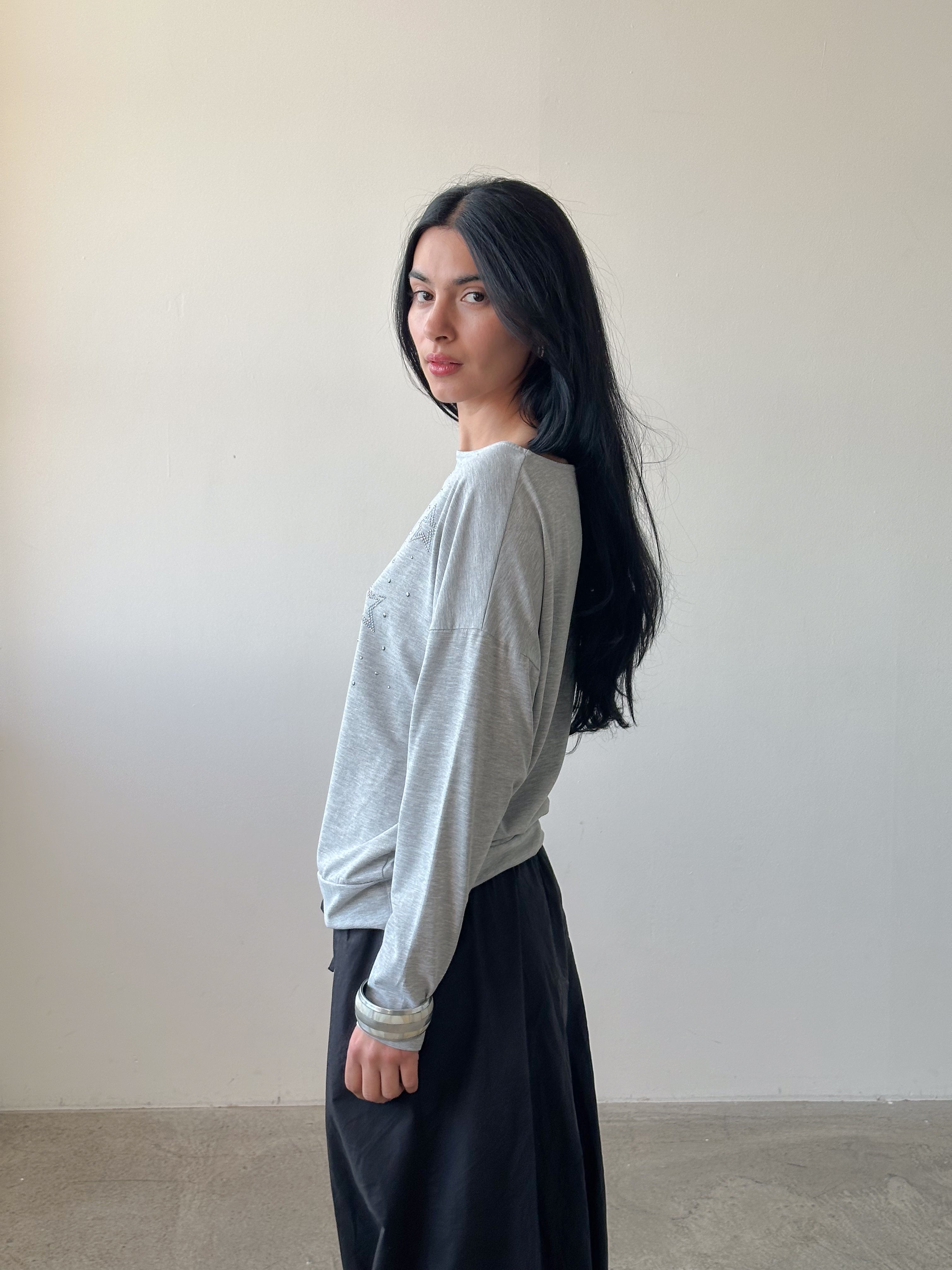 star slouch top / size m