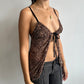 open front cami top ⋆ size s