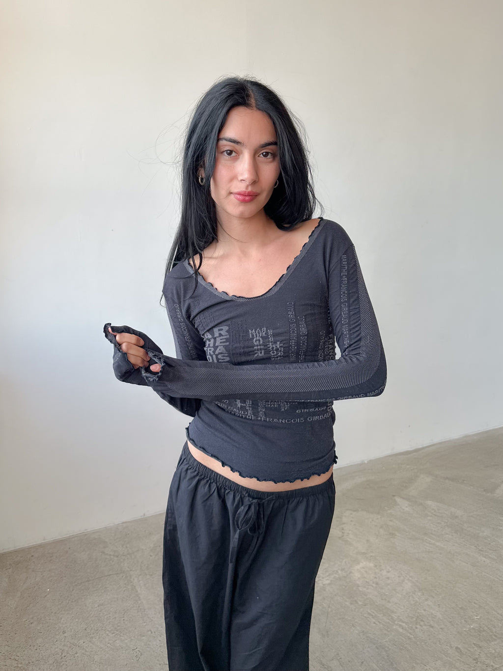 marithé + françois girbaud top / size xs-s