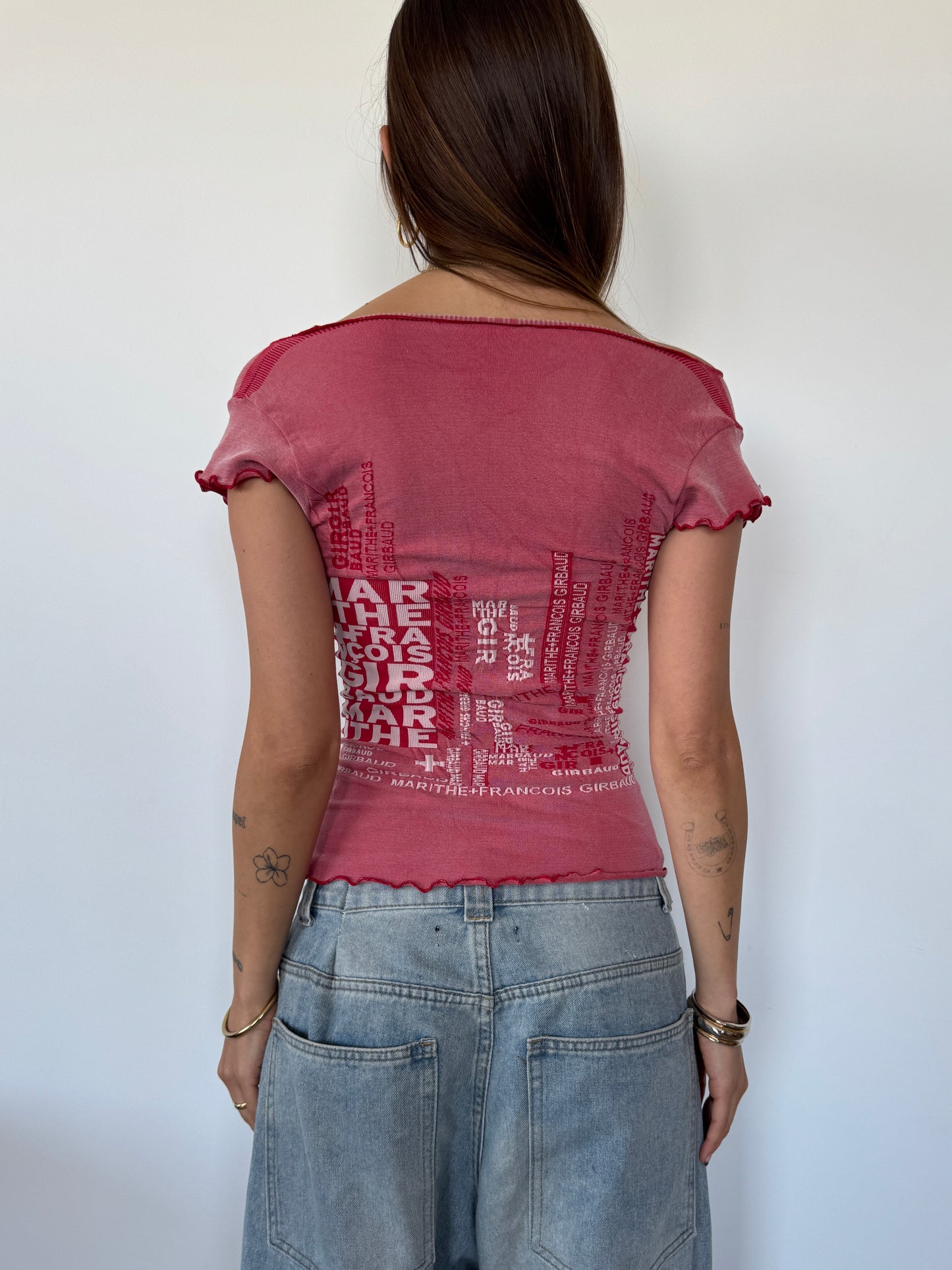 M+FG Off Shoulder Tee - Size S