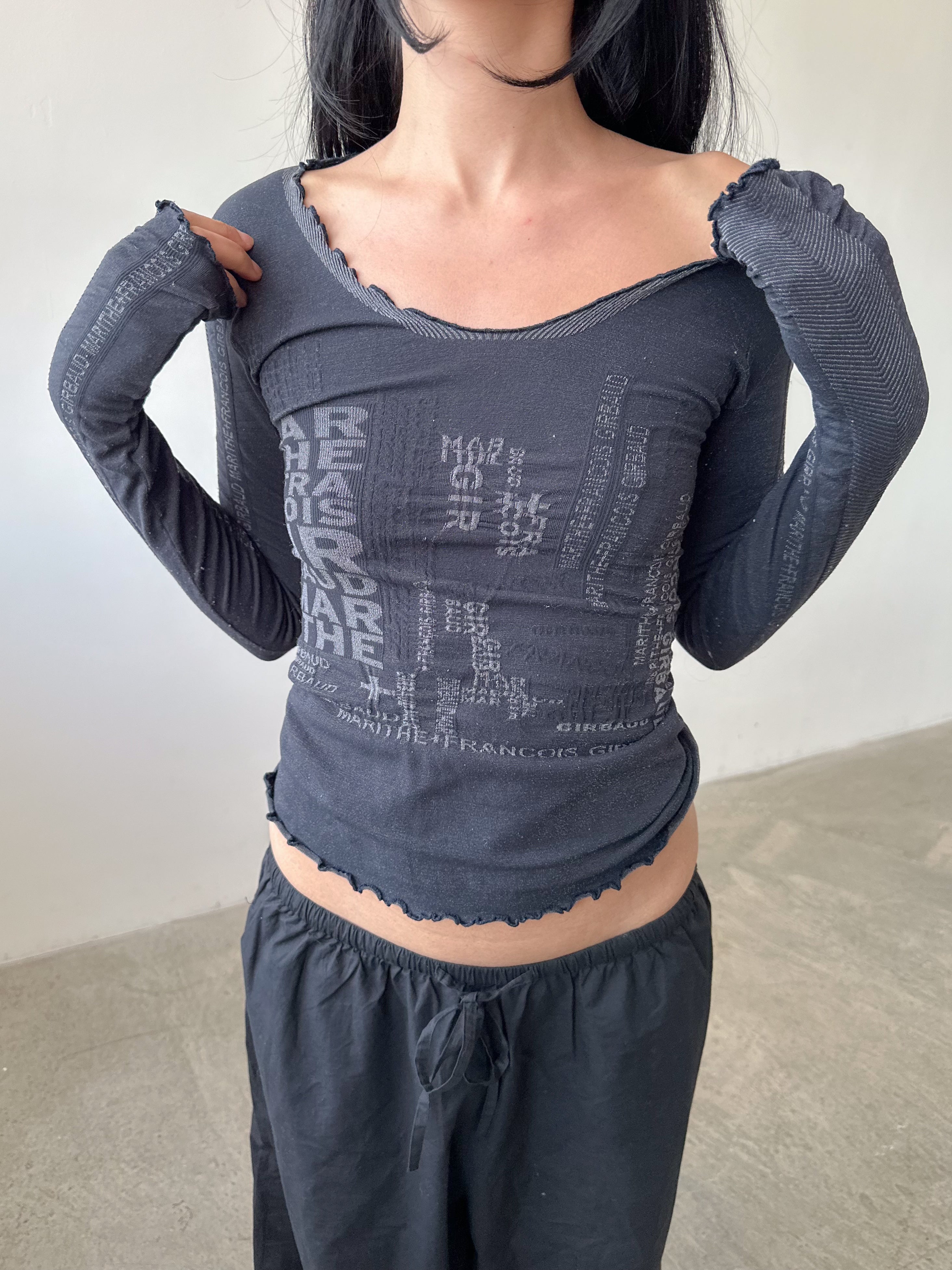 marithé + françois girbaud top / size xs-s