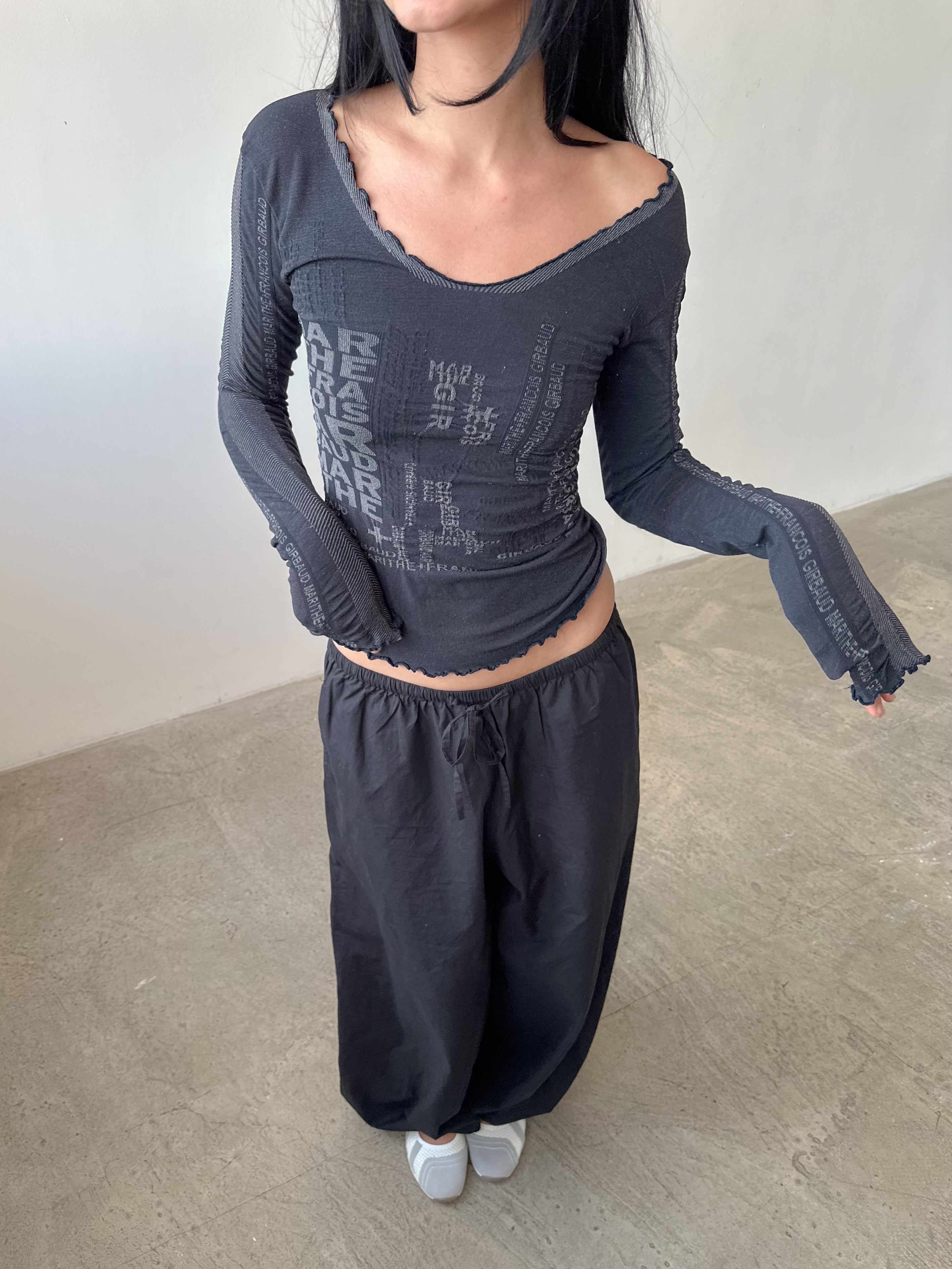 marithé + françois girbaud top / size xs-s