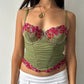 90's Ruched Corset ∙ SIZE XS