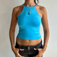 high neck slinky top ⋆ size xs