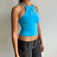 high neck slinky top ⋆ size xs