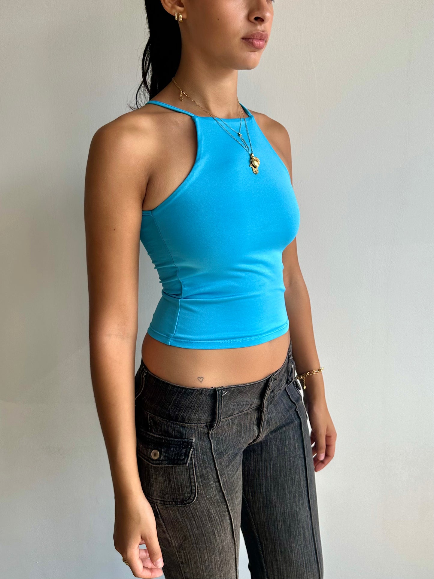 high neck slinky top ⋆ size xs