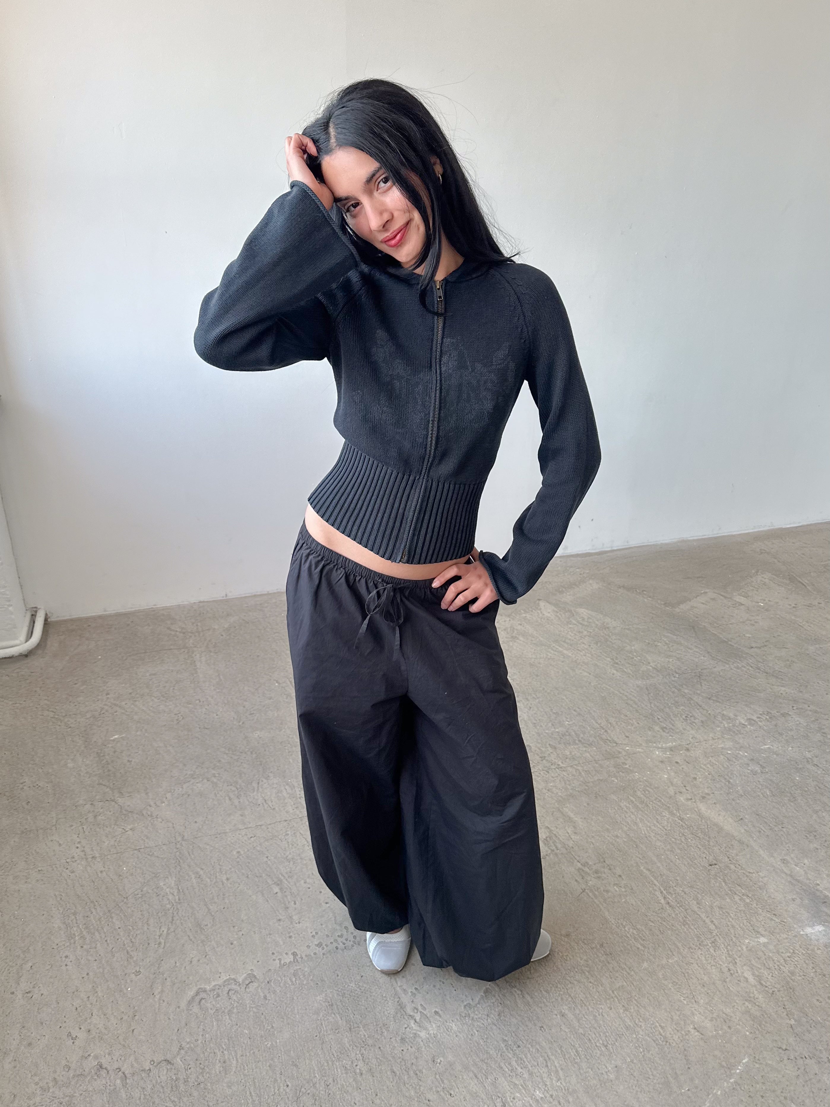 dkny knitted hoodie / size s