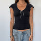 Stripe Baby Tee - Size XS/S