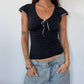 Stripe Baby Tee - Size XS/S