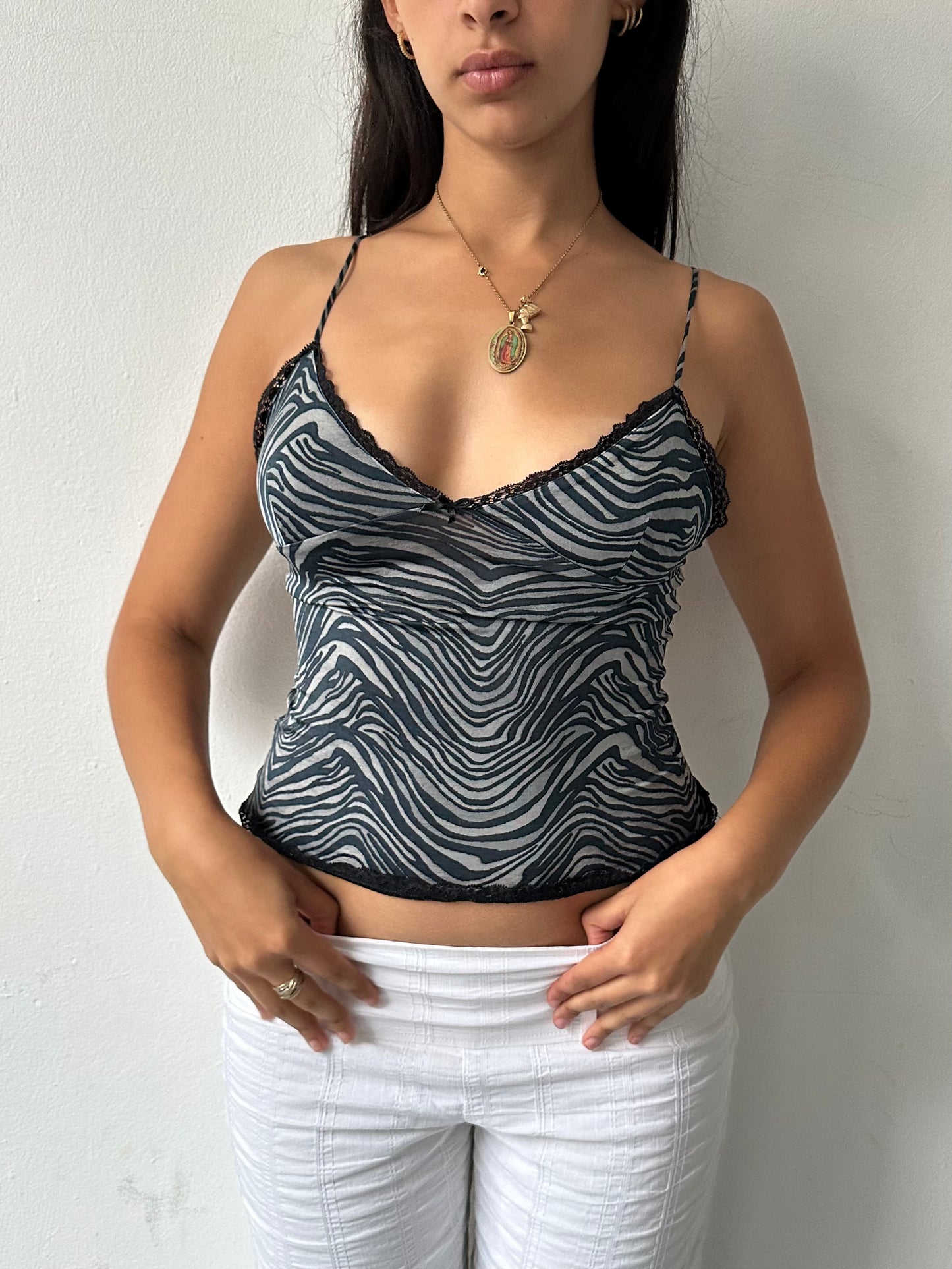 00's Zebra Cami ∙ SIZE S