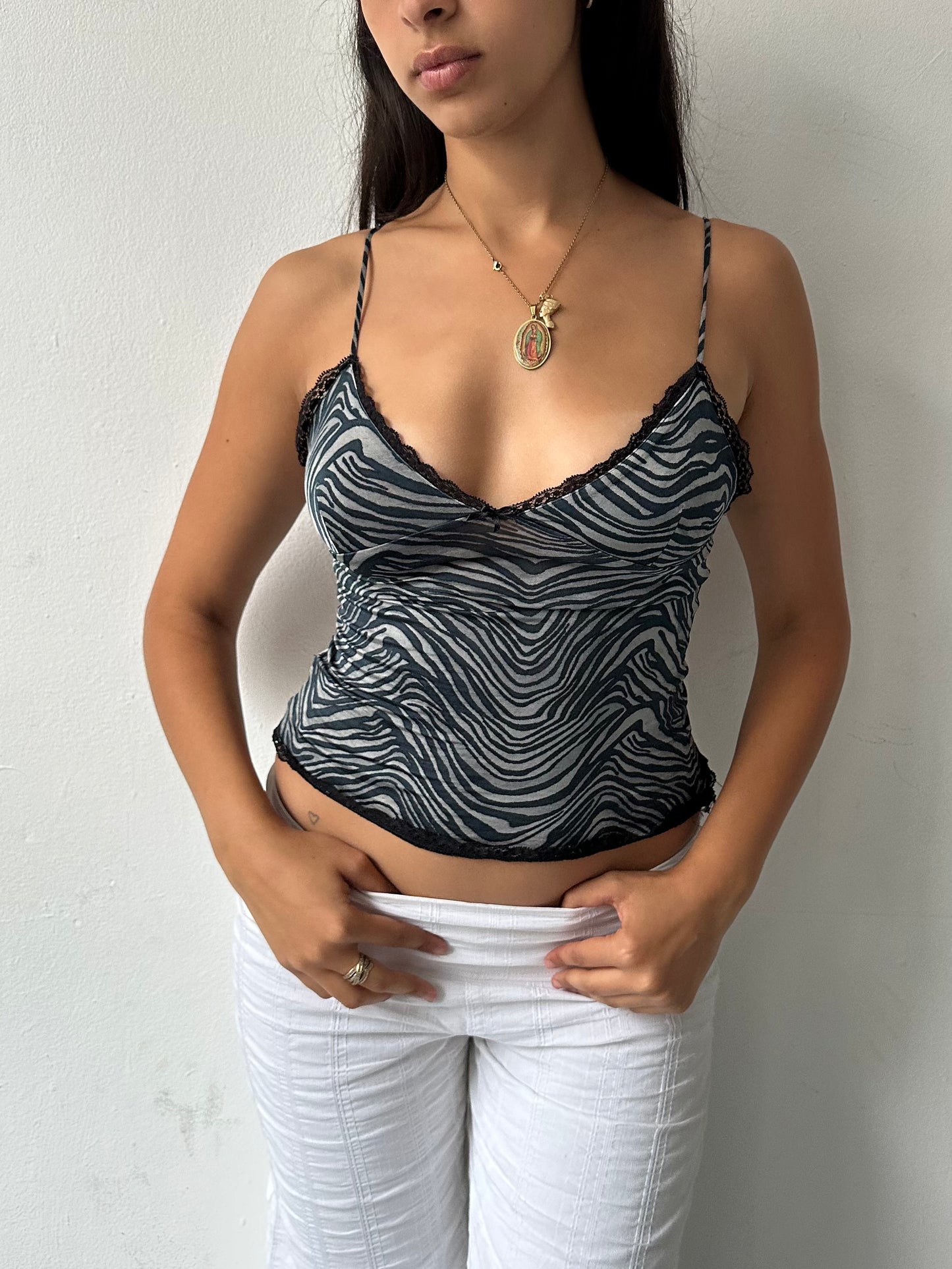 00's Zebra Cami ∙ SIZE S