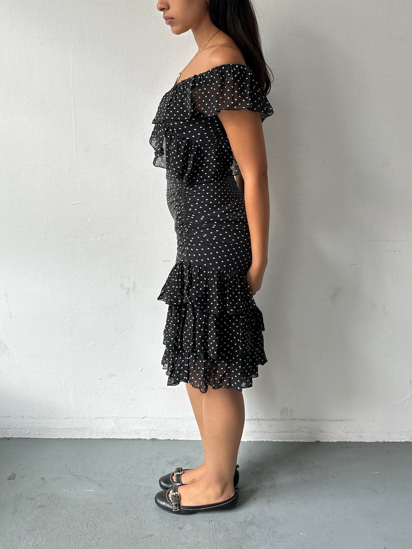 00's Polka Dot Dress ∙ SIZE S/M