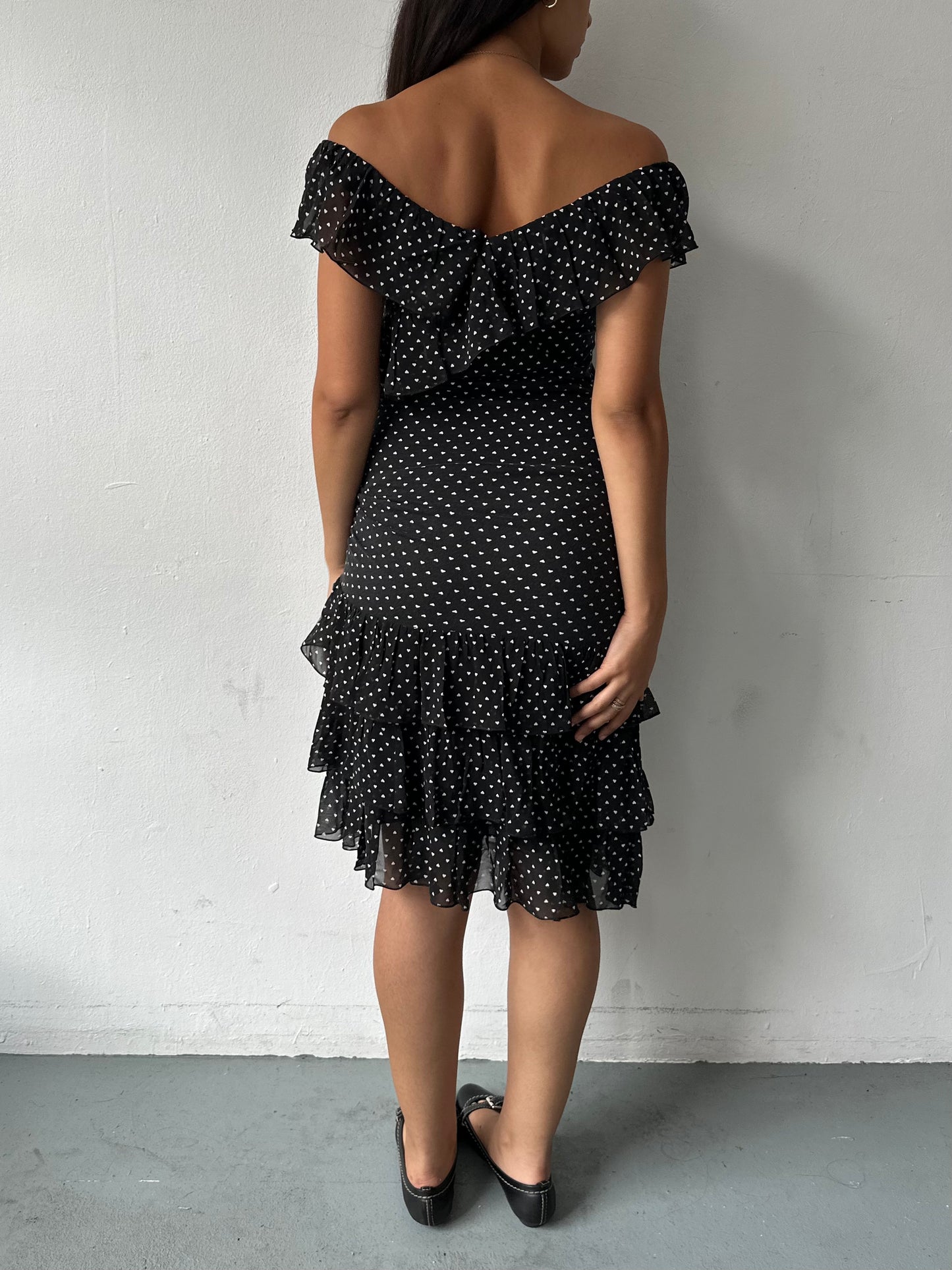 00's Polka Dot Dress ∙ SIZE S/M