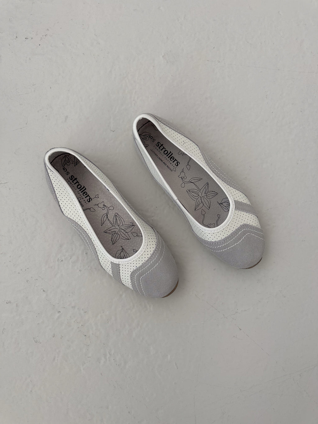 sporty ballet flats / uk size 5