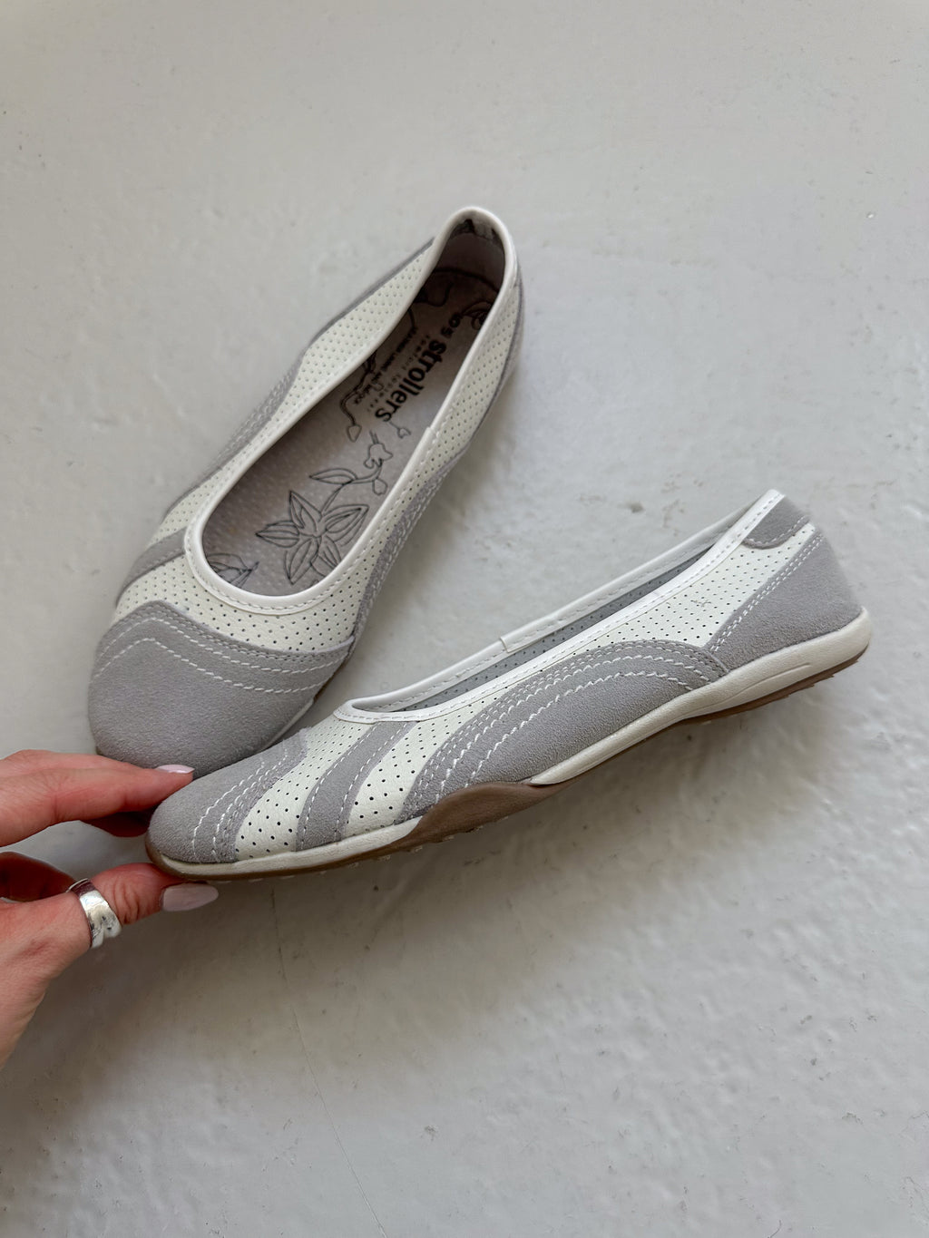 sporty ballet flats / uk size 5