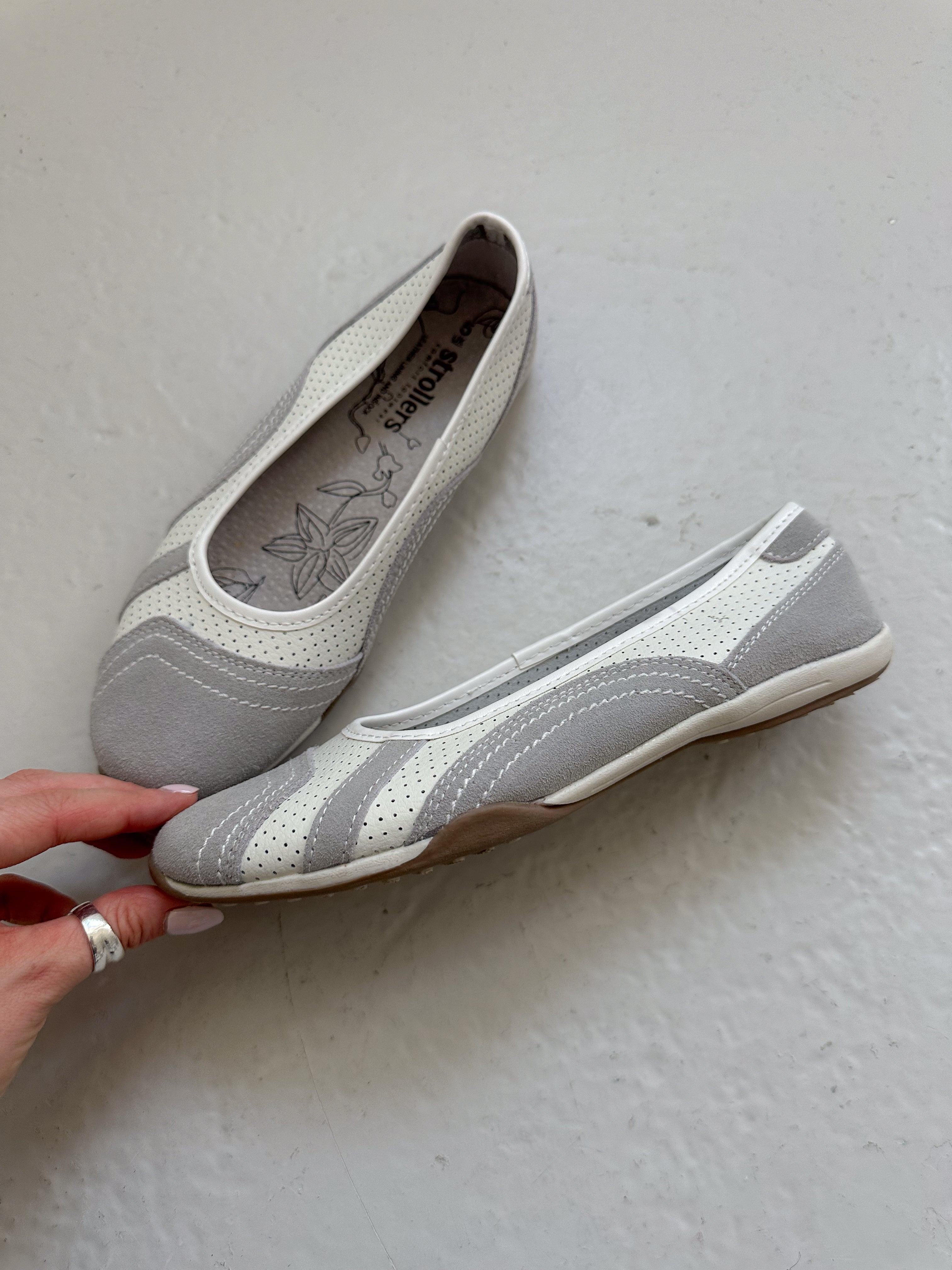 sporty ballet flats / uk size 5