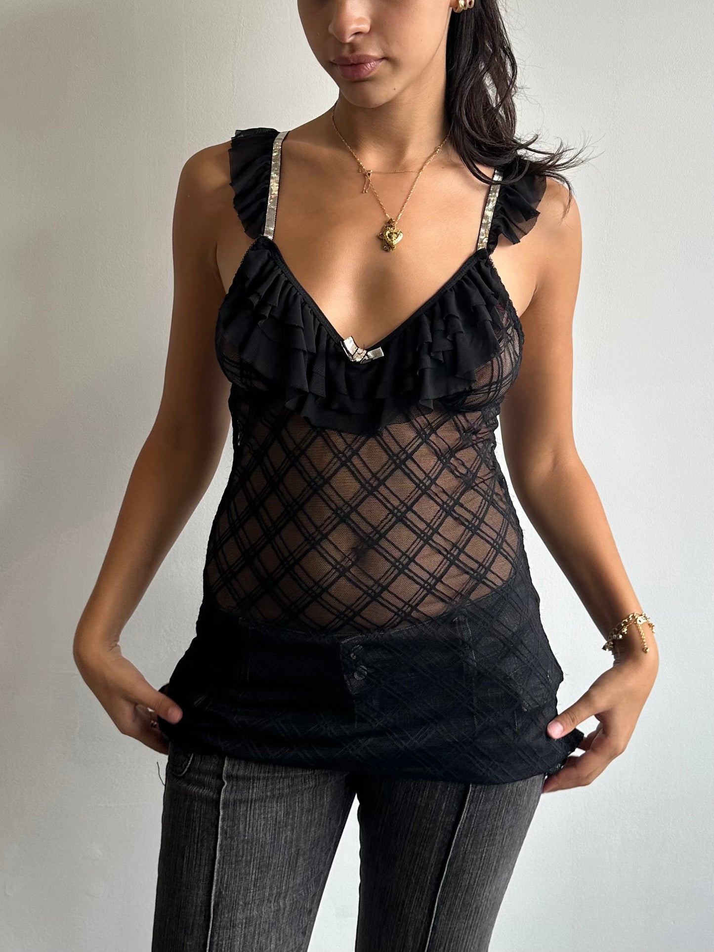 mesh lingerie top ⋆ size xs/s
