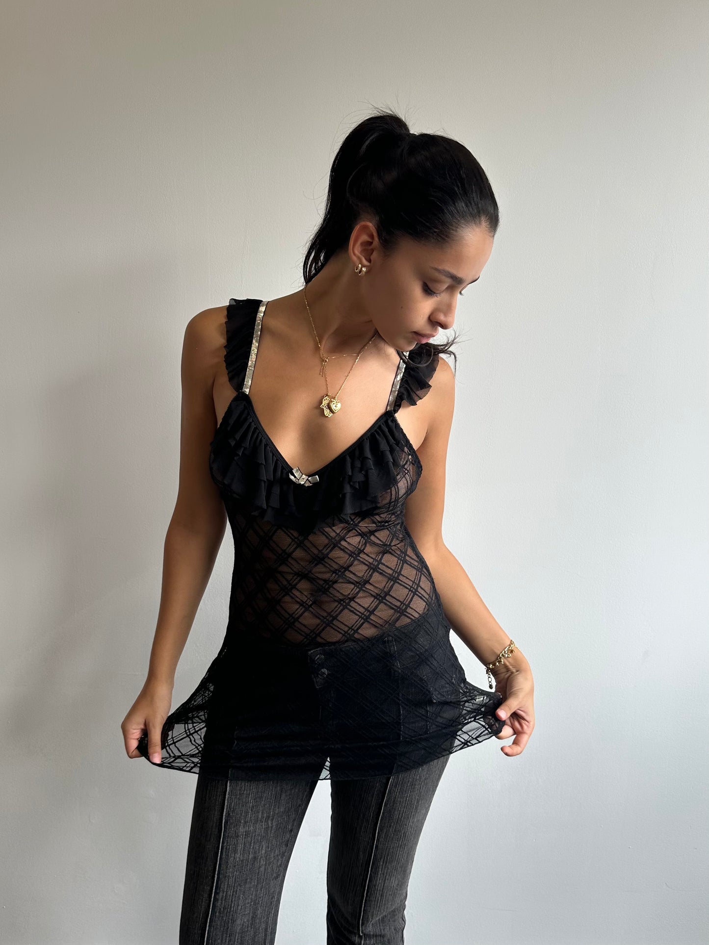 mesh lingerie top ⋆ size xs/s