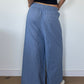Polka Dot Wide Leg Trousers - Size S