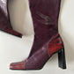 SQUARE TOE HEELED BOOTS ◦ UK SIZE 5