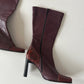 SQUARE TOE HEELED BOOTS ◦ UK SIZE 5