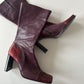 SQUARE TOE HEELED BOOTS ◦ UK SIZE 5