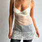 lace + mesh lingerie top ⋆ size xs/s