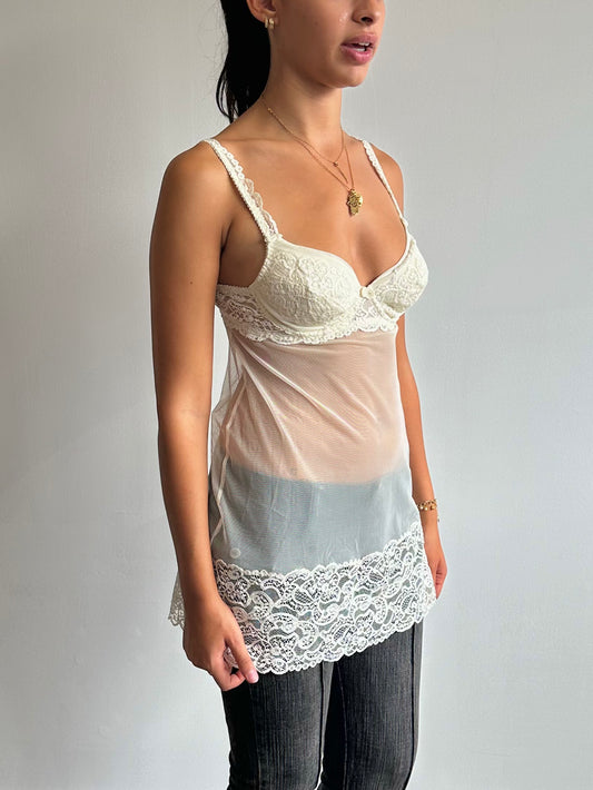 lace + mesh lingerie top ⋆ size xs/s