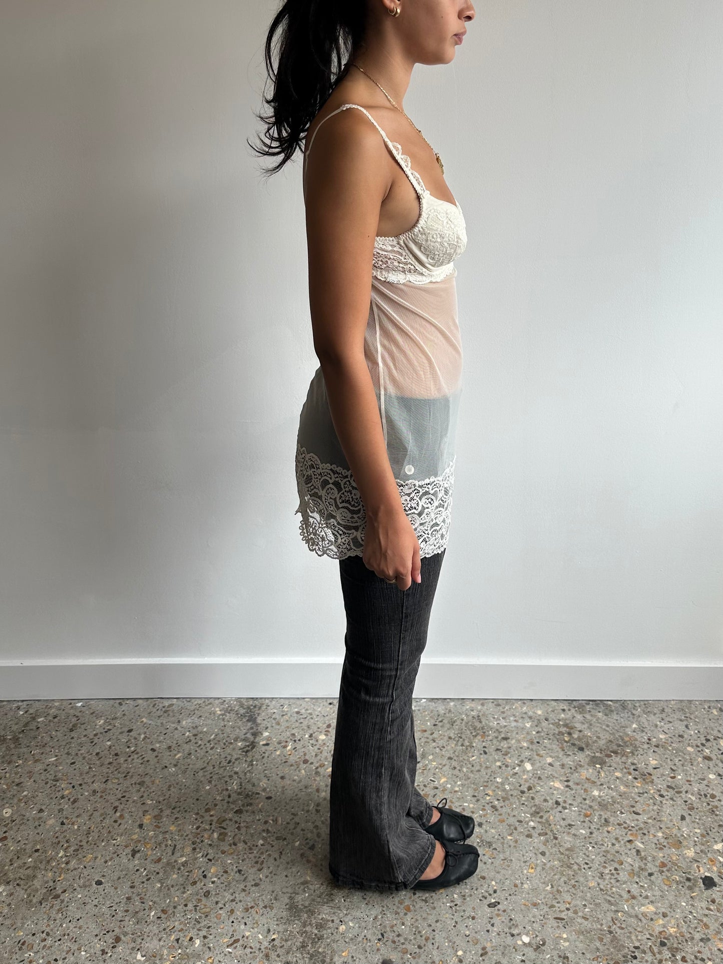lace + mesh lingerie top ⋆ size xs/s