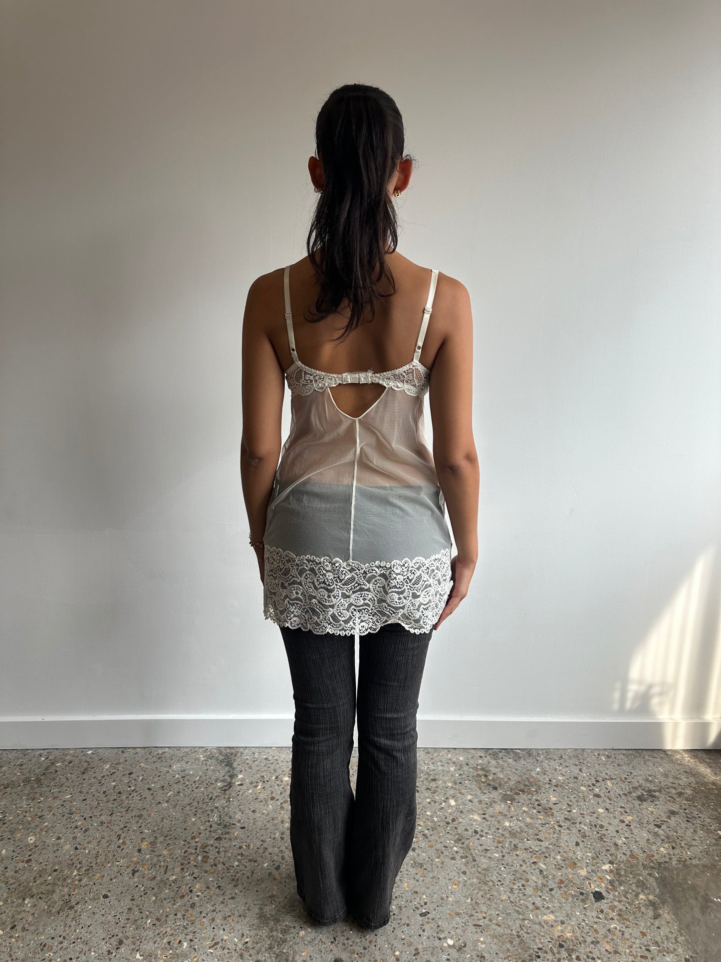 lace + mesh lingerie top ⋆ size xs/s