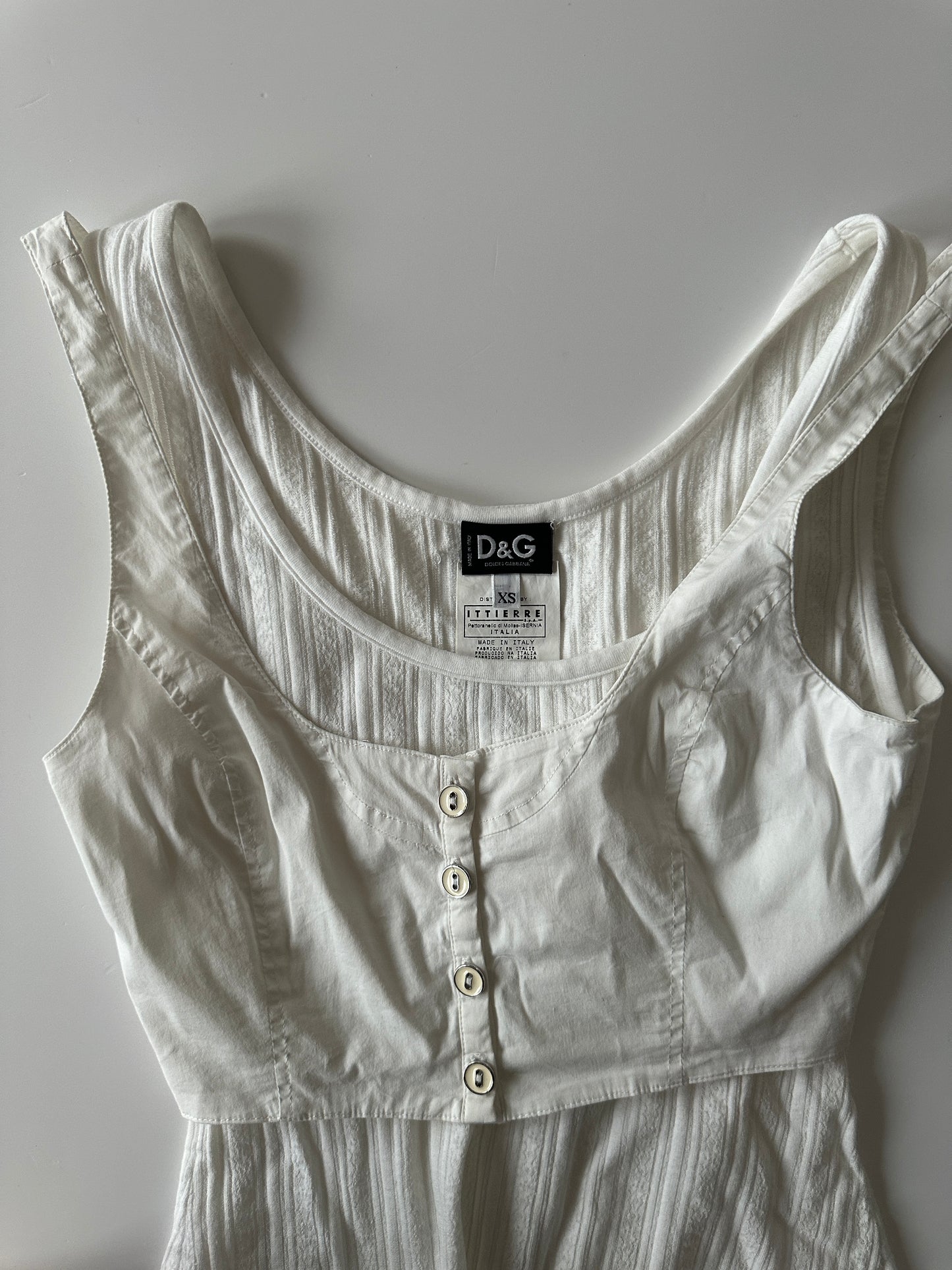 D&G LAYERED TANK ◦ SIZE XS/S