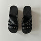 PLATFORM STUDDED SANDALS ◦ UK SIZE 4.5