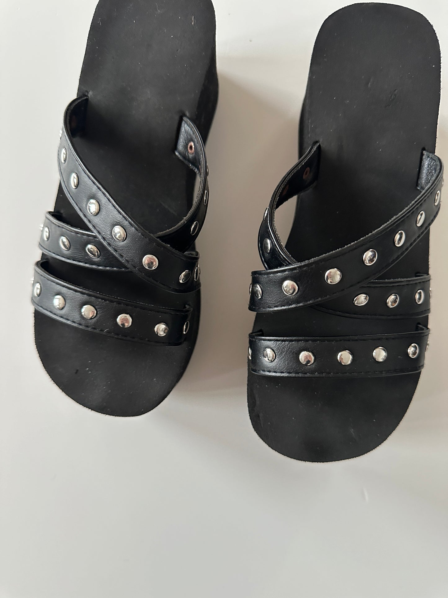 PLATFORM STUDDED SANDALS ◦ UK SIZE 4.5