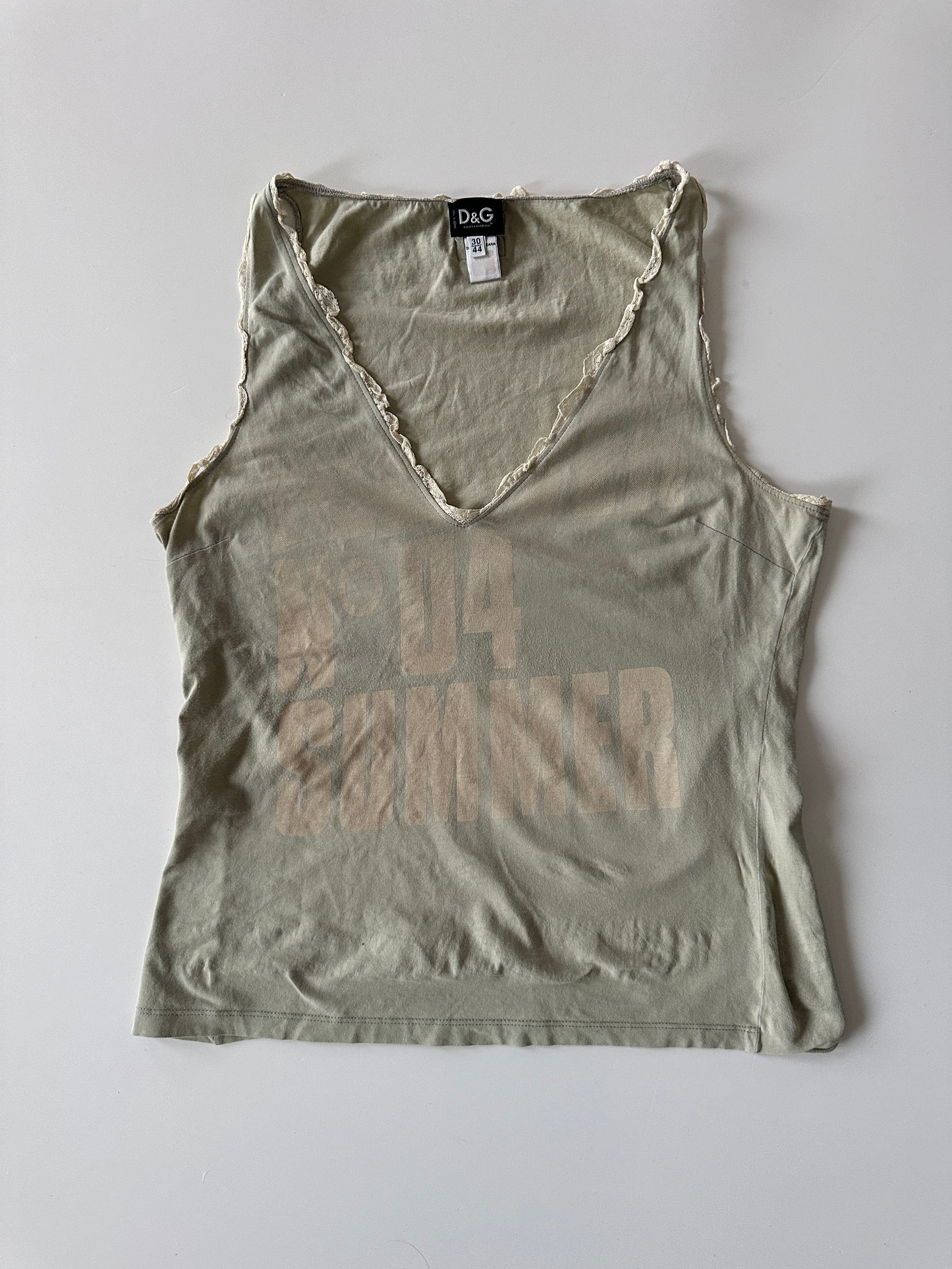 D&G TANK TOP ◦ SIZE L