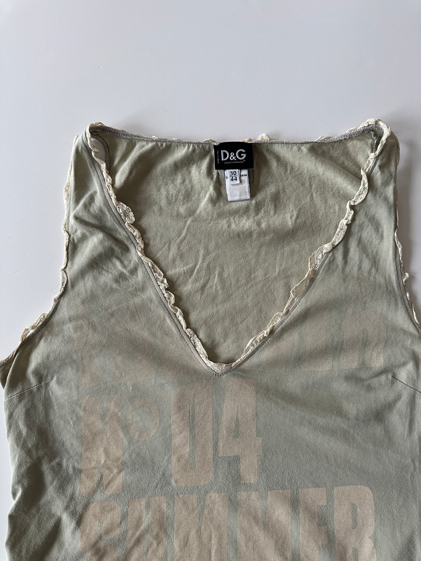 D&G TANK TOP ◦ SIZE L