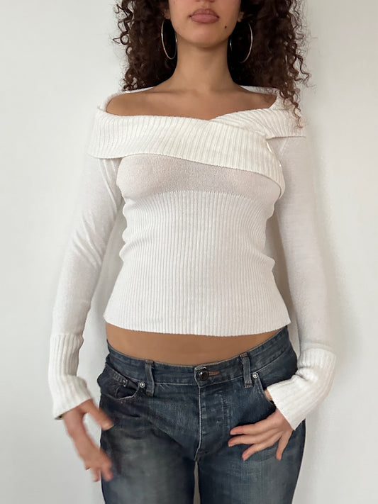 OFF SHOULDER KNIT ◦ SIZE XS/S