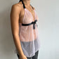 sheer halter neck top ⋆ size s